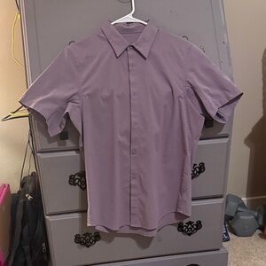 lululemon athletica Men's Lavender Button Down Shirt